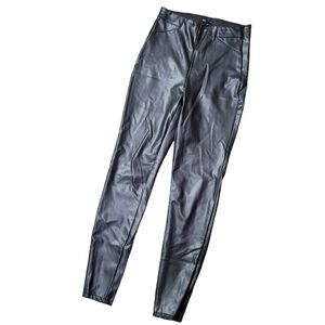 NWOT Dear John Vegan Faux Leather Leggings in Black